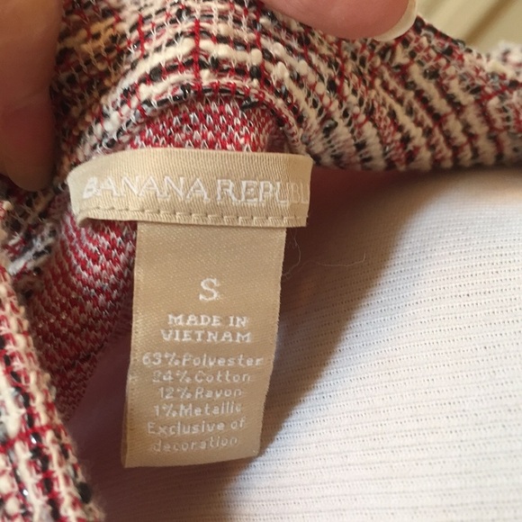 Nwot - Banana Republic Tweed Top - Picture 5 of 5